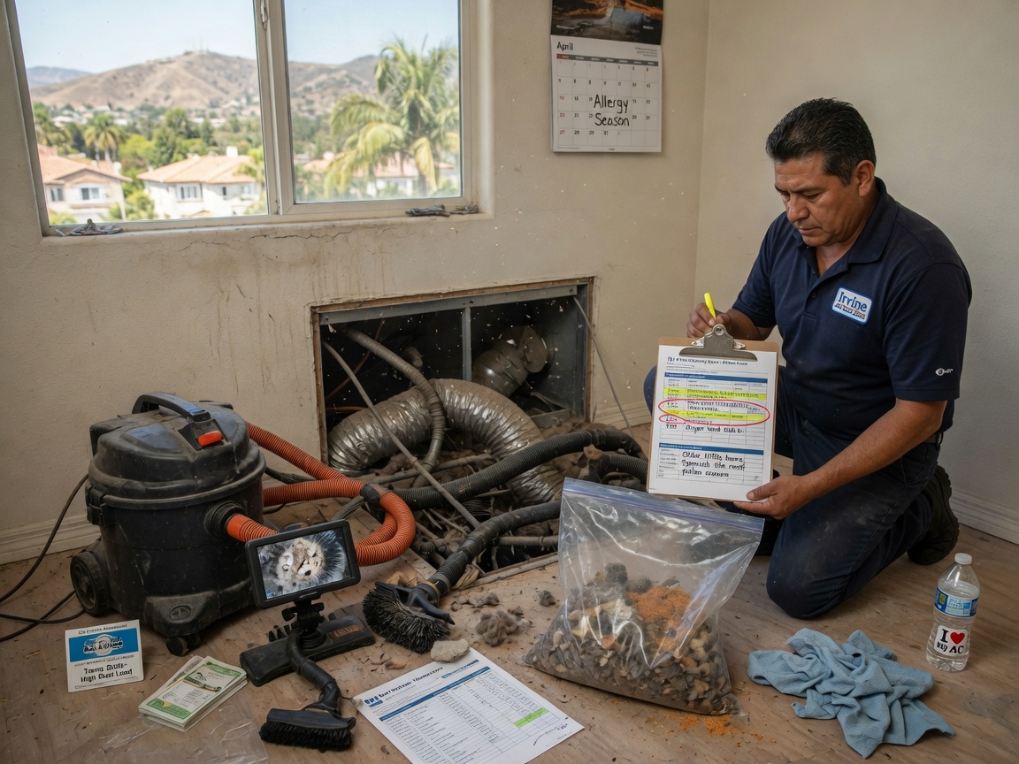 What Affects Air Duct Cleaning Costs in Irvine Homes